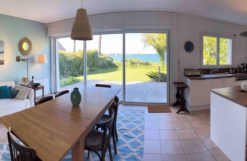 Locmariaquer Casa | Casa con vista excepcional del" Golfe du Morbihan", tranquila y confortable.