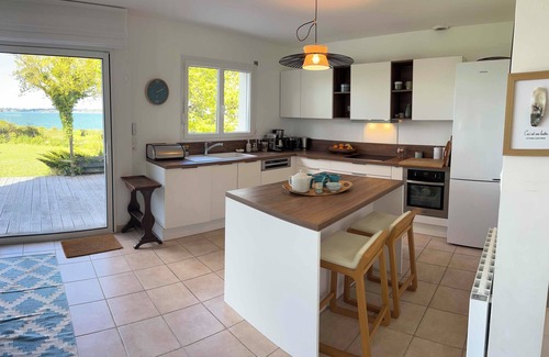 Locmariaquer Casa | Casa con vista excepcional del" Golfe du Morbihan", tranquila y confortable.