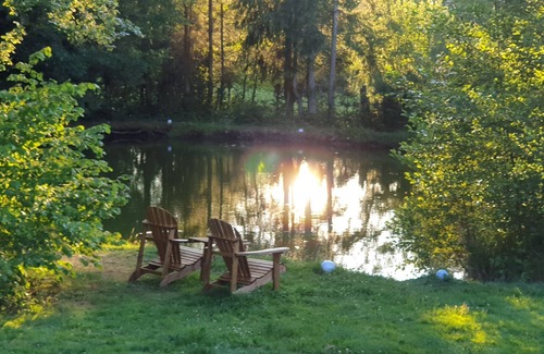 La Houssiere Casa | casa con estanque de pesca