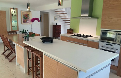Etang Sale Les Bains Casa | House with pool and large terrace 5 minutes from a beautiful black sand beach