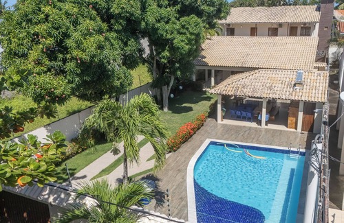Tamandare Casa | Casa con piscina y amplio jardín para 28 personas, playa Tamandar