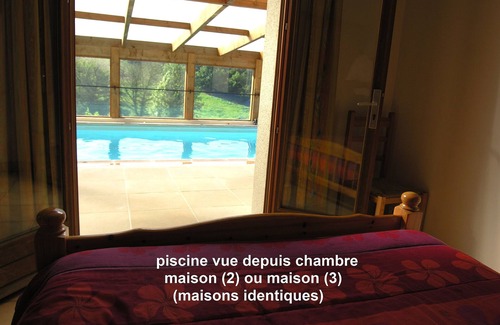 Les Albres Casa | Casa con piscina climatizada bajo terraza, lago privado (pesca), internet