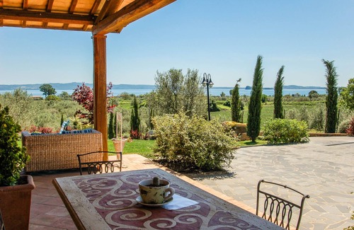 Gradoli Villa | Casa con piscina privada, aire acondicionado y wifi a 500 metros del lago Bolsena. ¡¡Magníficas vistas!!
