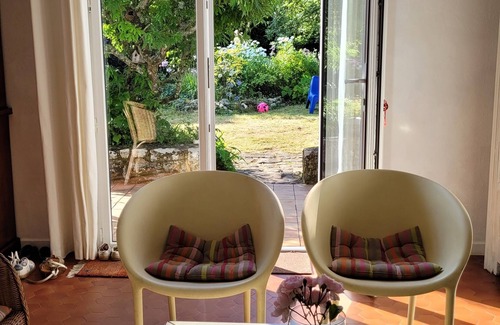 Baden Casa | Casa con vista al golfo de Morbihan, acceso directo al puerto, amplio jardín
