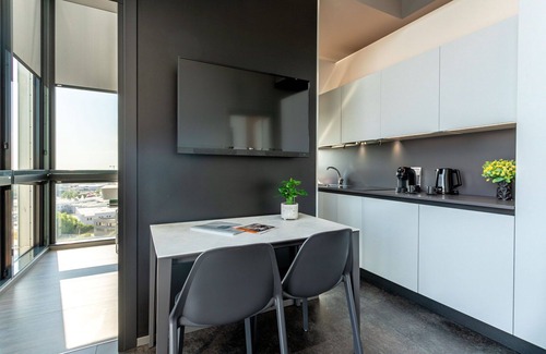 Mestre Apartamento | Htm Tower - 702 - 703 Comfort Studio by Halldis