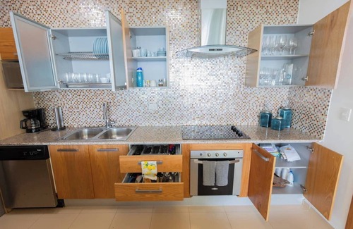 Villas Del Mar Apartamento | Enorme| Frente Playa| Piso Alto Vista Cocina Full