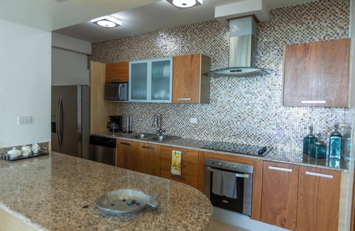 Villas Del Mar Apartamento | Enorme| Frente Playa| Piso Alto Vista Cocina Full