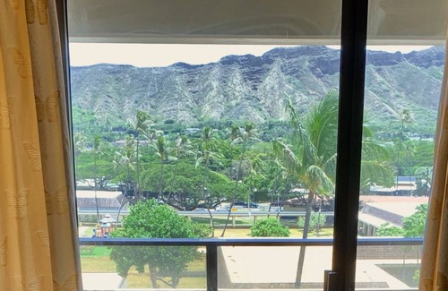 Waikiki Condominio | Enorme lanai privado con vista panorámica de Diamondhead