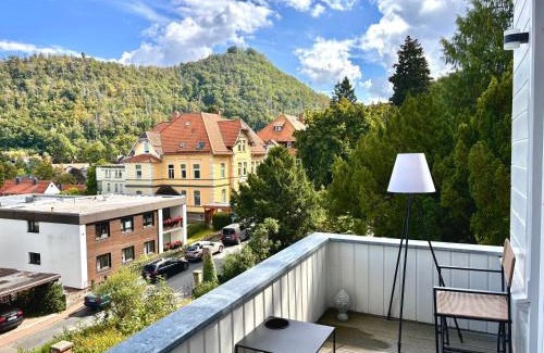Oberdorla Apartamento | HyggeLiving - NEU - LUXUS - Villa - Bergblick - 3 Balkone - Parken - 100qm