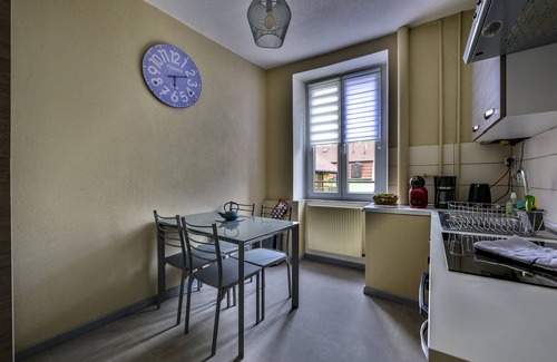 Colmar Centre Ville Cabaña | Gîte-Rue de l'Est-Apartamento-Baño para personas con movilidad reducida-Vista...