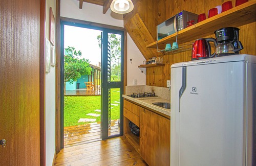 Imbituba Chalet De Esquí | IbiraCottage Casa Verde em frente a Lagoa RS5981