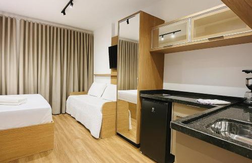 Matriz Apartamento | IBZ1408 - Studio Central C Pscina Jacuzzi Academia