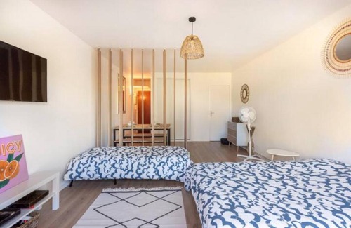 Talence Apartamento | Idéal familles ou pros studio 4 pers à Talence, proche tram et Bordeaux centre