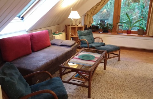 Bendingbostel Apartamento | Ideal para los amantes y los excursionistas naturaleza, gran jardín, perro es bienvenido