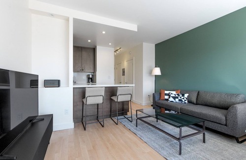 Lower Nob Hill Apartamento | Ideal Nob Hill Studio w/ Sauna, Gym, near Union Square, by Blueground