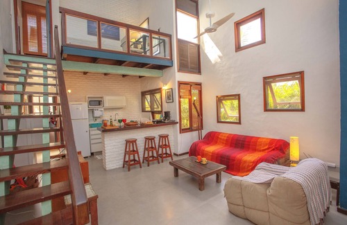 Buzios Casa | Punto ideal Geribá, junto al mar, casa dúplex, hasta 6 adultos, seguridad y confort.