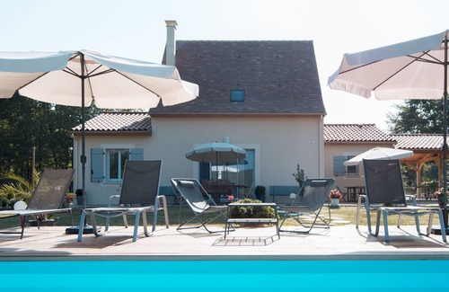 Saint-Vincent-de-Cosse Casa | Villa ideal para 6 turistas en Périgord negro