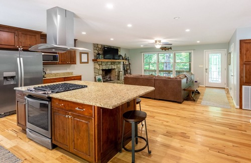 Cullowhee Casa | Ideal Wooded Gem W/ Large Deck, Gas Grill, Free WiFi, Firepit & Creek