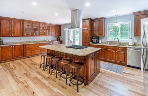 Cullowhee Casa | Ideal Wooded Gem W/ Large Deck, Gas Grill, Free WiFi, Firepit & Creek