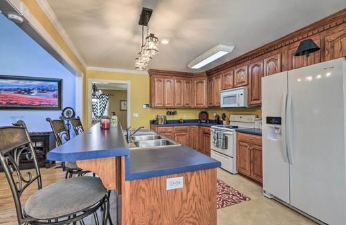 Hawkinsville Casa | Idyllic Hawkinsville Retreat: Large Fire Pit!