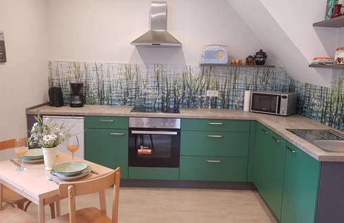 Malschwitz Apartamento | Idyllic vacation apartment on the farm