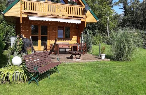 Schumachersiedlung Casa | Idyllische Holzhütte mit Wasserzugang und Sauna