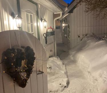 Larvik Apartamento | Idyllisk lite anneks med enestående uteplass