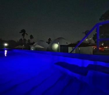 Barra de Navidad Apartamento | Iglú Barba Roja con vista al cielo