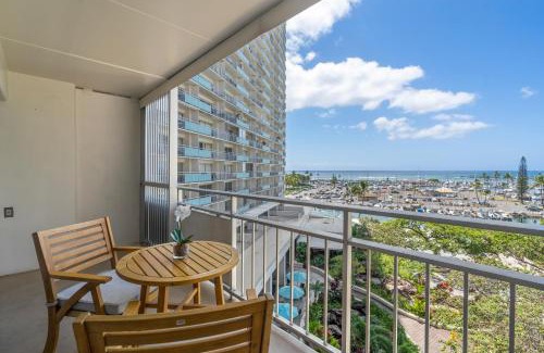 Waikiki Apartamento | Ilikai Hotel with Ocean View