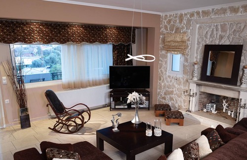 Vatolakkos Casa | Imposing Holiday Villa with Sauna ,Gym and Mountain View, Chania