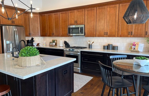 Crystal Shores Casa | IMPRESSIVE Val Vista Lake front w/VIEW: Heated Pool, Patio TV, Fishing