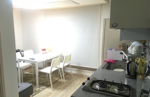 Yongsan-gu Apartamento | En la azotea y patio .. 明洞 (Myeongdong) 南山 (Montaña Namsan con TIENDA, CAMPAMENTO en APT