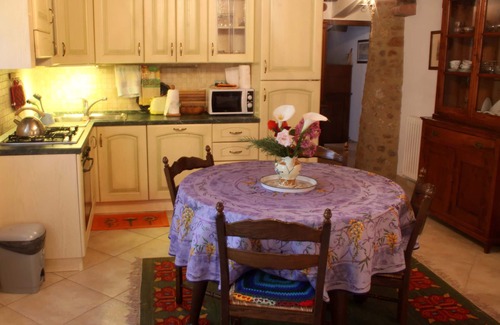 Sovicille Cabaña | Cerca de Siena, hermosa casa rural para 2-4 personas, con jardín y piscina