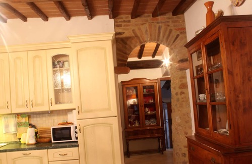 Sovicille Cabaña | Cerca de Siena, hermosa casa rural para 2-4 personas, con jardín y piscina