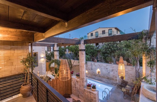 Old Town Rethymnon Casa | En la antigua ciudad histórica de Rethymno, Amaryllis Luxury Home con piscina privada