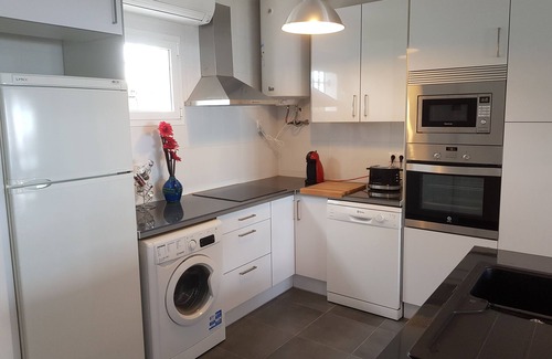 Vista de los Angeles-Rumina Apartamento | En la misma playa de Mojácar, apartamento recién renovado