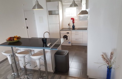 Vista de los Angeles-Rumina Apartamento | En la misma playa de Mojácar, apartamento recién renovado