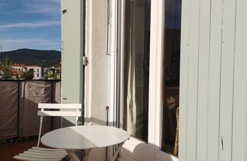 Ceret Casa | In the shade of the pines. House with pool, second floor, mountain view and garden