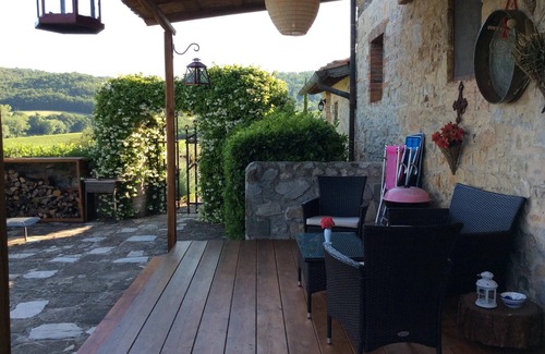 Vagliagli Casa | En la casa Sienese Chianti en un antiguo pueblo con piscina y cancha de tenis