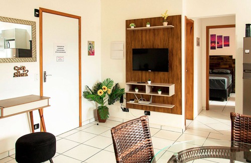 Centro Apartamento | Incrível Apto com piscina e churrasq em Ubatuba/SP