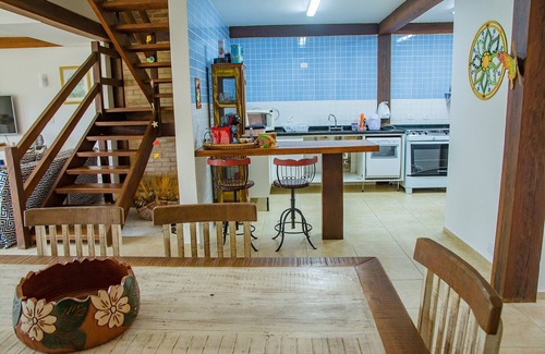 Guaeca Casa | Incrível casa pé na areia com Wi-Fi em Guaecá/SP