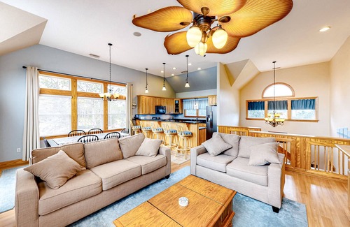 Wind Over Waves Casa | Incredible two-story home with private pool, hot tub, & game room