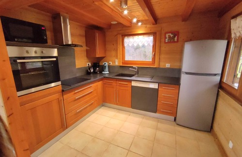 Dommartin-les-Remiremont Cabaña | Chalet indépendant -Gîte-Familiar-Bañera de hidromasaje-Vista a la Montana
