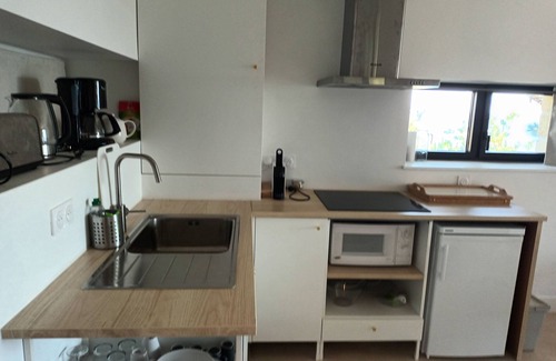 Crozon Apartamento | Independent apartment - expectionnal sea view - swimming pool - 3 persons