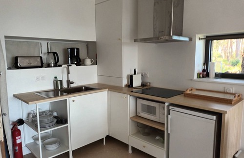 Crozon Apartamento | Independent apartment - expectionnal sea view - swimming pool - 3 persons