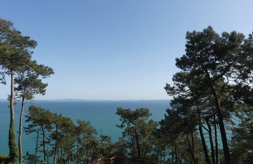 Crozon Apartamento | Independent apartment - expectionnal sea view - swimming pool - 3 persons