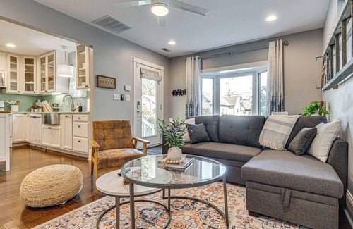 Fountain Square Cabaña | Indianapolis Getaway w/ Deck & Fire Pit!