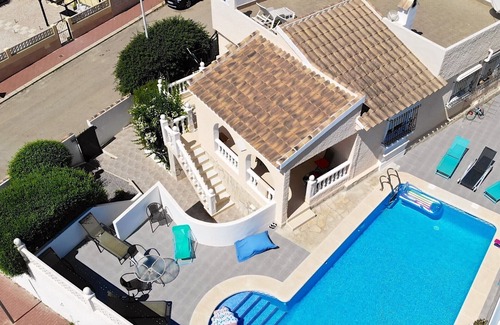Mazarron Villa | CASA INDIVIDUAL CON PISCINA PRIVADA - HABITACIONES CON AIRE ACONDICIONADO.