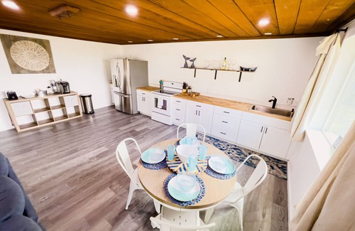 Smith River Cabaña | Indoor heated pool ocean views. Fishing short walk away. Pet Friendly!