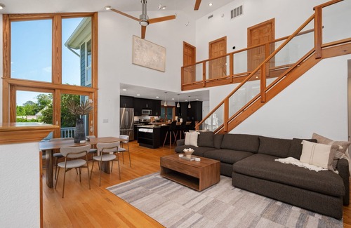 Powells Point Casa | Indoor Hot Tub, Barrel Sauna, Pool, Natural Light!